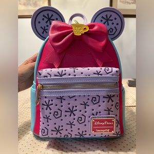 🌹Host Pick🌹Minnie Mouse Main Attraction Mad Tea Party Mini Backpack
